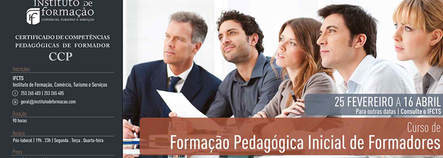 FORMAÇÃO PEDAGÓGICA INICIAL DE FORMADORES